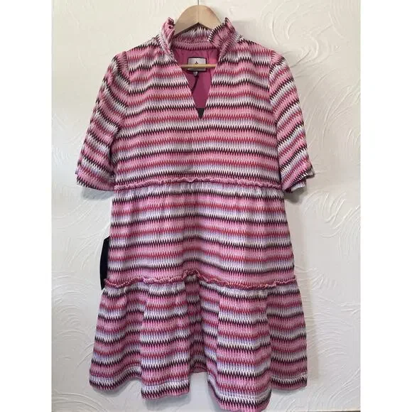 Tuckernuck Zigzag Knit Stripe Crawford Dress Women’s Size Medium